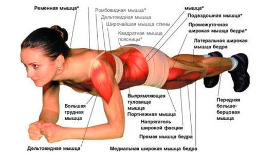 Упражнение планка 
