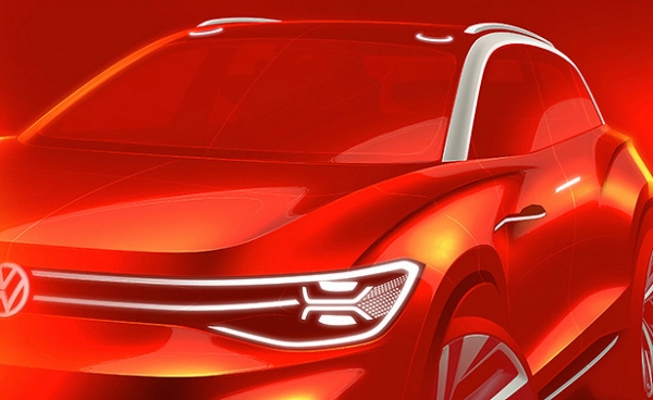 Volkswagen показал первые изображения большого электрокроссовера
