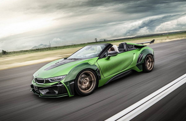 Японцы построили безумный «армейский» родстер BMW i8
